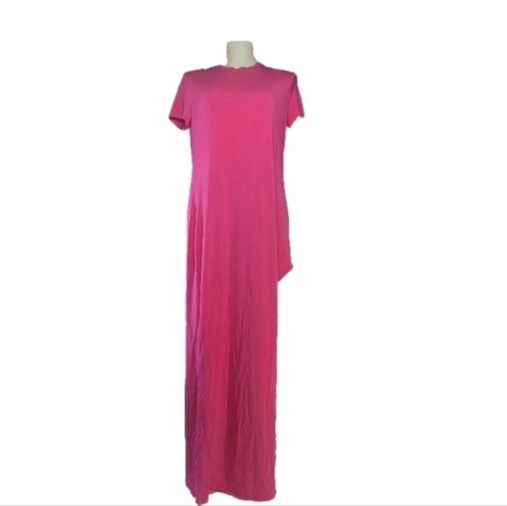 SHEIN Pink Asymmetrical Dress